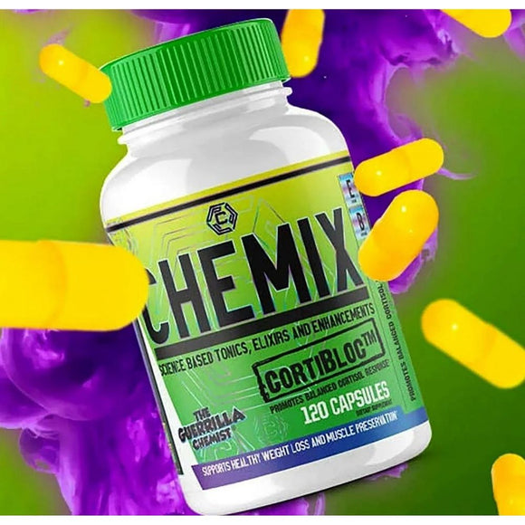Chemix Cortibloc Balanced Cortisol 120 caps|cortisol|Bodyandfitness.com