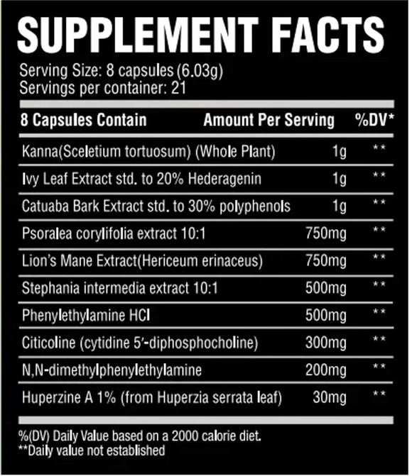 Chemix Nootropic Premium Focus 168 Capsules