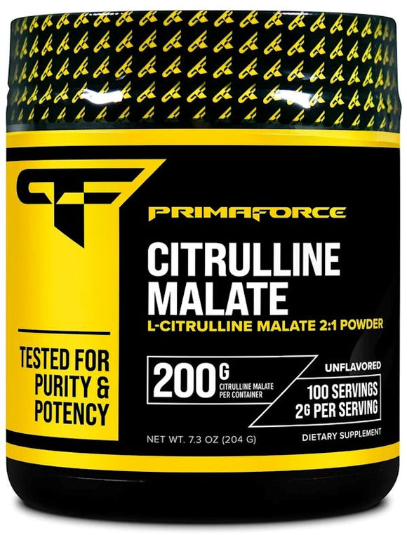 Primaforce Citrulline Malate 200gms 100 servings|Pre-Workout|Bodyandfitness.com