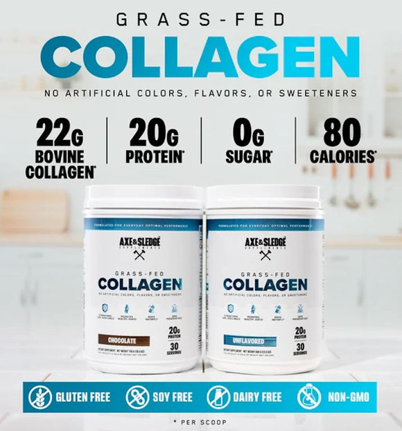 Axe and Sledge Collagen Hydrolyzed Bovine Collagen|Collagen|Bodyandfitness.com