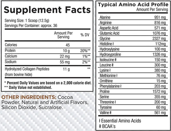 Core Nutritionals Collagen Joint-Hair-Skin 36 Servings