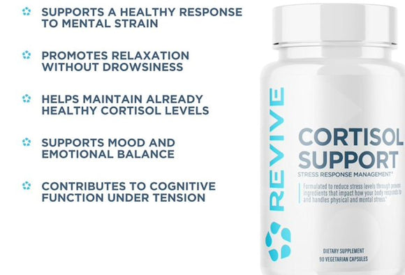 Revive Cortisol Stress Response Management 90 Veg-Caps