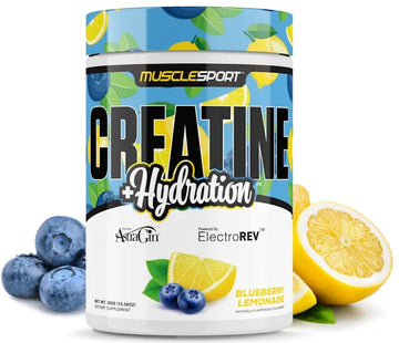 Musclesport Creatine+Hydration Strawberry Watermelon|Creatine|Bodyandfitness.com