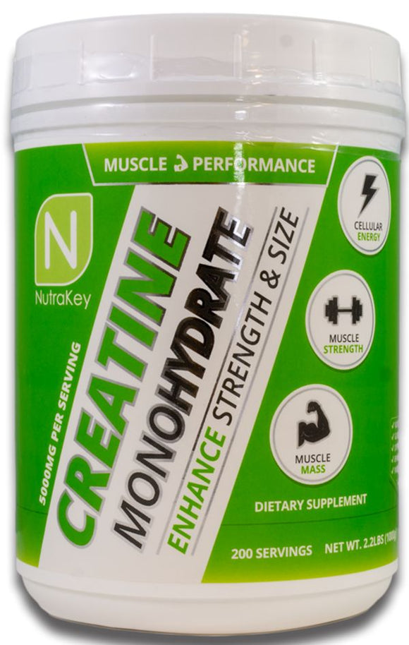 NutraKey Creatine Monohydrate 1000 gms|Creatine|Bodyandfitness.com