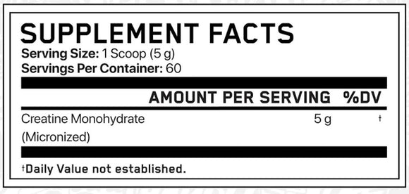 ABE Creatine Monohydrate 60 Servings