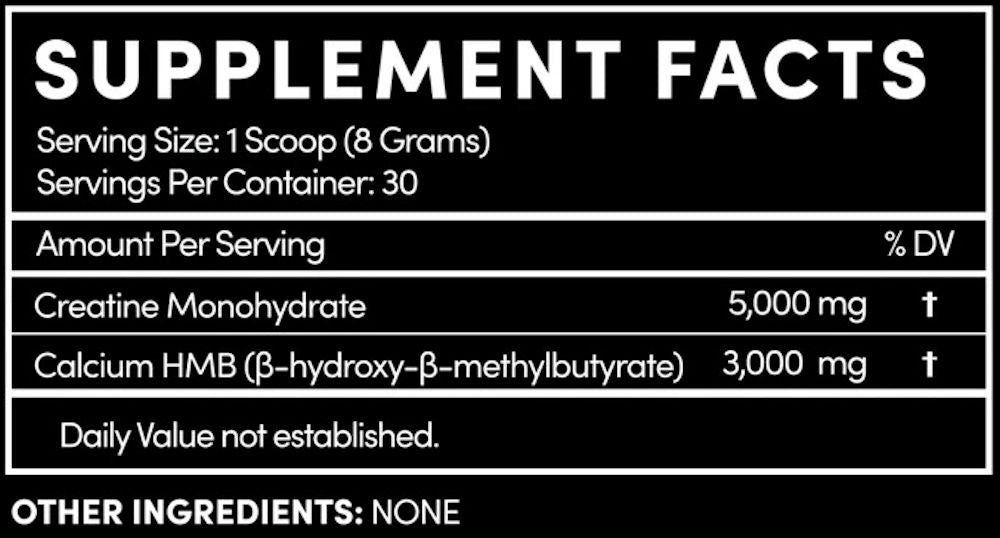 Thentic Creatine + HMB 30 Servings|Creatine|Bodyandfitness.com