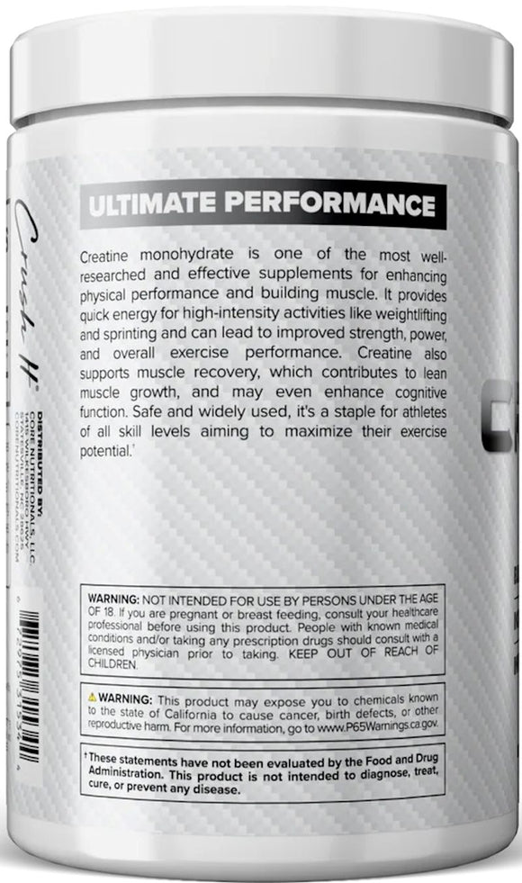 Core Nutritionals Creatine 80 Servings