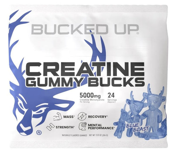 Bucked Up Creatine Gummies 24 Servings|Creatine|Bodyandfitness.com