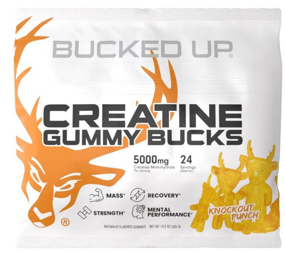 Bucked Up Creatine Gummies 24 Servings|Creatine|Bodyandfitness.com