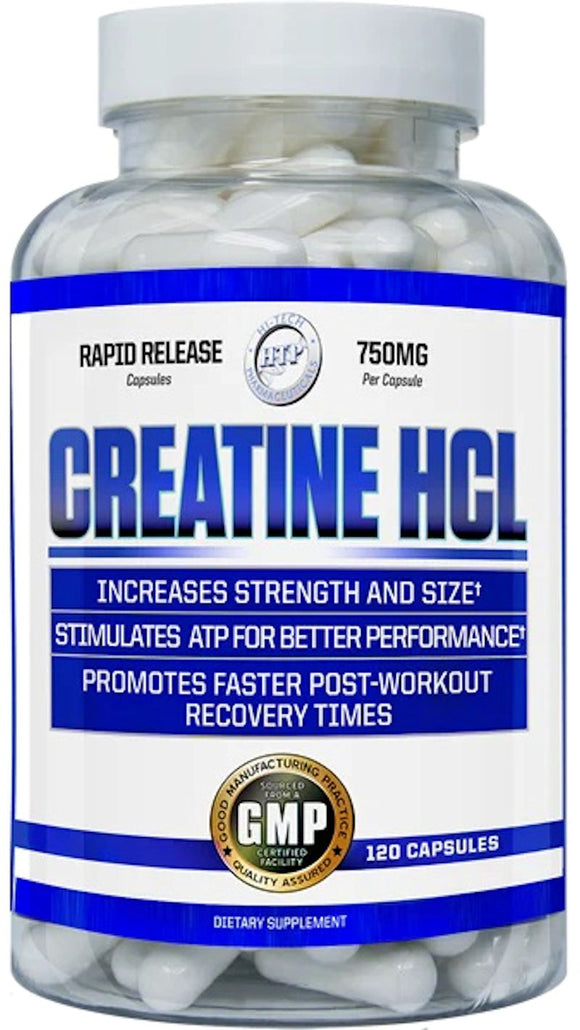 Hi-Tech Pharma Creatine HCL | 120 Capsules|Creatine|Bodyandfitness.com