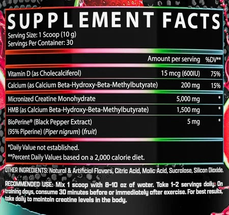 Nutrex Creatine+ HMB Engineered for Serious Muscle Gains