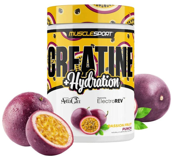 Musclesport Creatine+Hydration Strawberry Watermelon|Creatine|Bodyandfitness.com