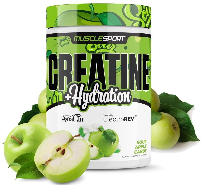 Musclesport Creatine+Hydration Strawberry Watermelon