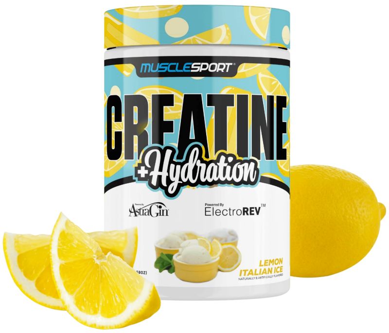Musclesport Creatine+Hydration Strawberry Watermelon