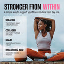 Nutrex Creatine For Women, Creatine, Collagen, BCAA-4