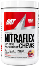 GAT Sport Nitraflex, Chews Pre-Workout, Hits Harder, Faster-1