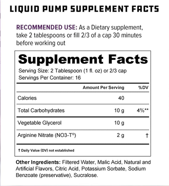 Cutler Nutrition, Liquid Pump Pre-Workout|Pre Workout|Bodyandfitness.com
