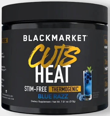 BlackMarket Cuts Heat Stim-Free Fat Burner|Pre Workout|Bodyandfitness.com