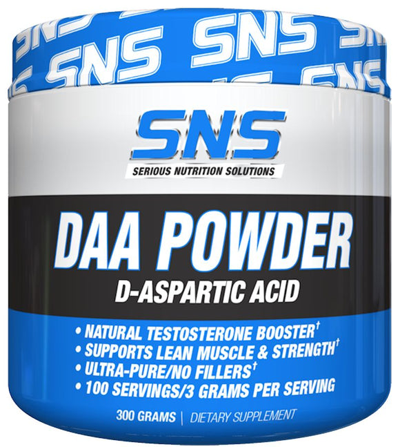 Serious Nutrition Solutions SNS DAA Powder|D-Aspartic Acid|Bodyandfitness.com