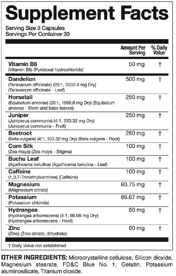 Magnum Nutraceuticals Drip Dry Diuretic 90 Capsules|Diuretics|Bodyandfitness.com
