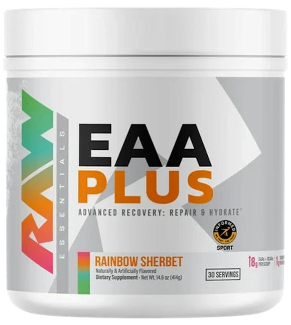 Raw Nutrition EAA Plus 30 Servings|BCAA|Bodyandfitness.com