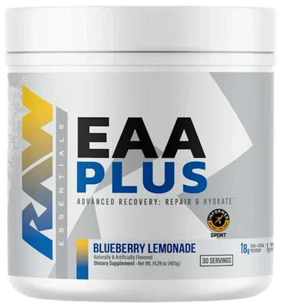 Raw Nutrition EAA Plus 30 Servings|BCAA|Bodyandfitness.com