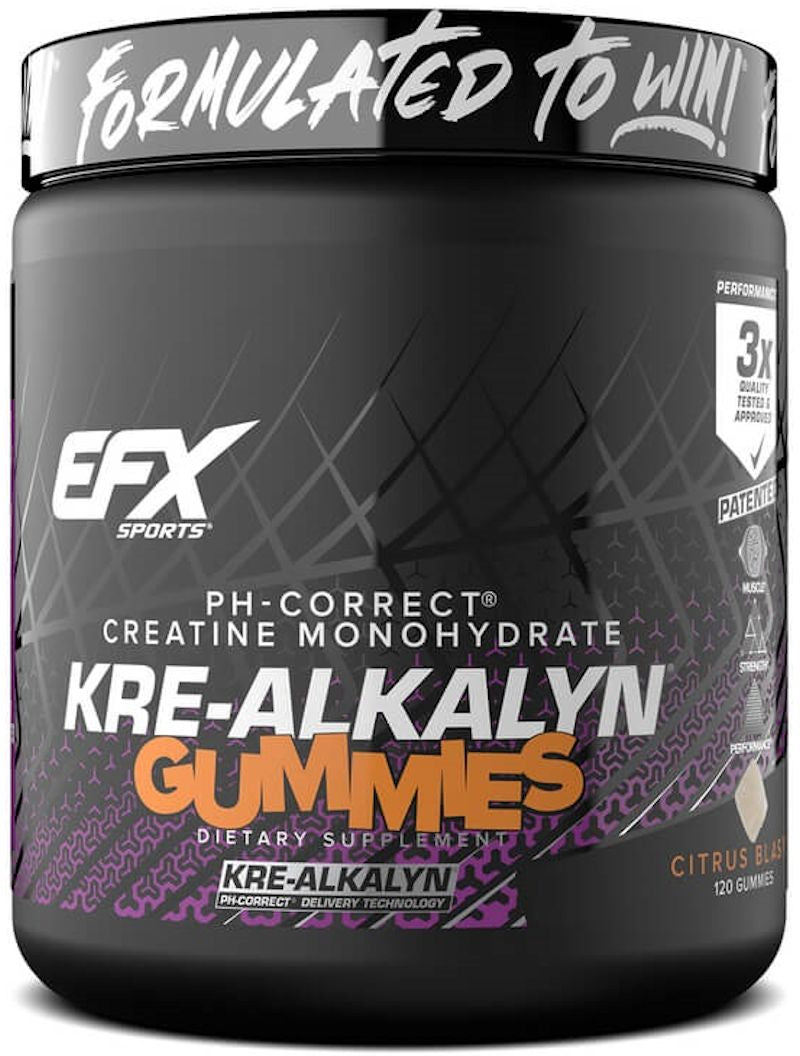EFX Sports Kre-Alkalyn Creatine Gummies| Bodyandfitness.com