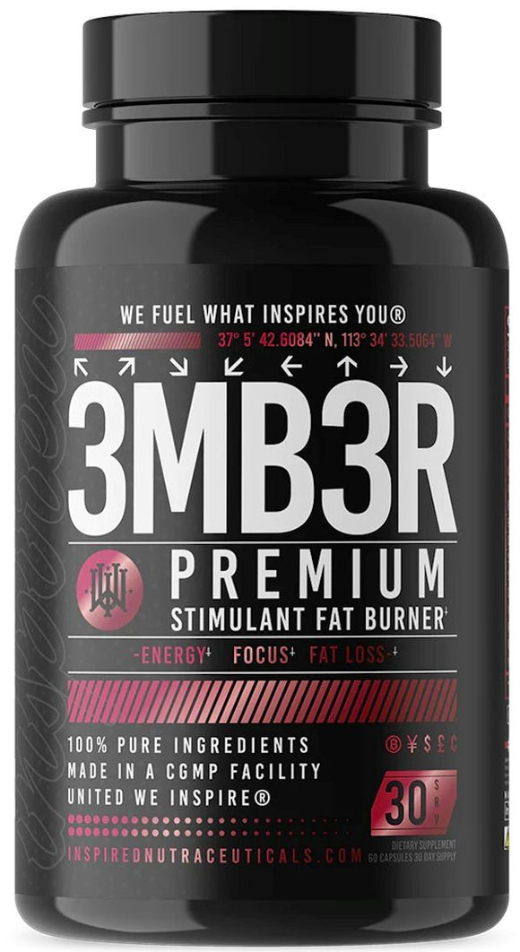 Inspired Nutraceuticals 3MB3R Stimulant Fat Burner|Fat Burner|Bodyandfitness.com