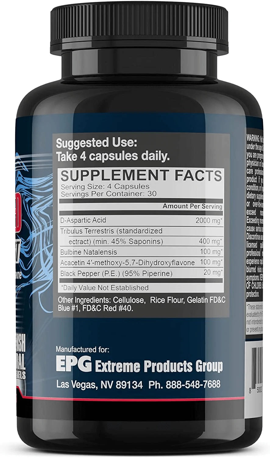 EPG Extreme Performance Group Testoshred 120 caps