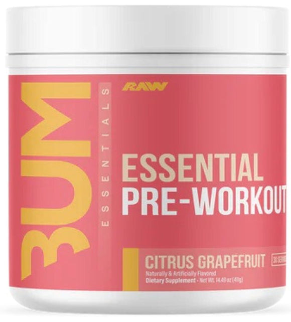 Raw Nutrition Essential Pre-Workout|Pre workout|Bodyandfitness.com