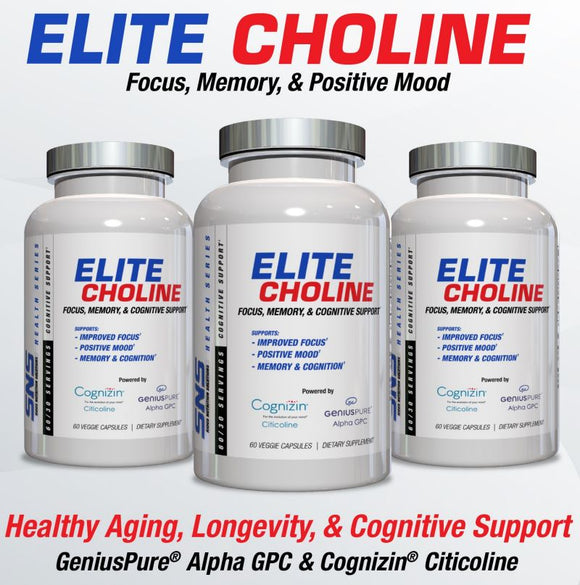 SNS Serious Nutrition Solutions Elite Choline|Memory|Bodyandfitness.com