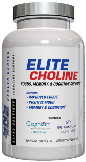 SNS Serious Nutrition Solutions Elite Choline|Memory|Bodyandfitness.com