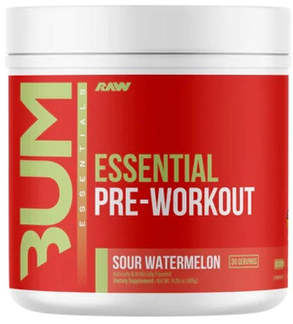 Raw Nutrition Essential Pre-Workout|Pre workout|Bodyandfitness.com