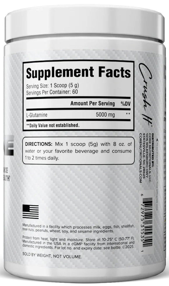 Core Nutritionals Glutamine 60 Sevring