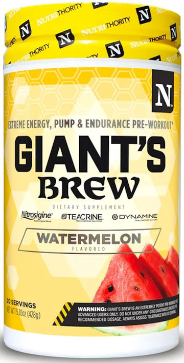Nutrithority Gaint's Brew Intense Pre-Workout|Pre Workout|Bodyandfitness.com