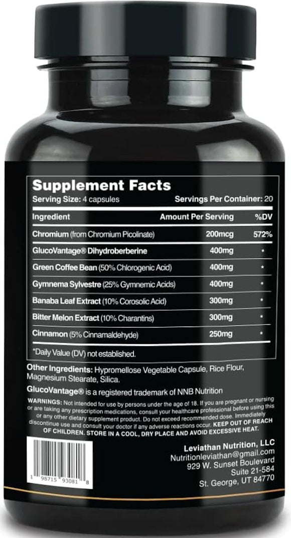 Leviathan GlucoSurge | Glucose Disposal Agent (GDA)|Sugar Control|Bodyandfitness.com