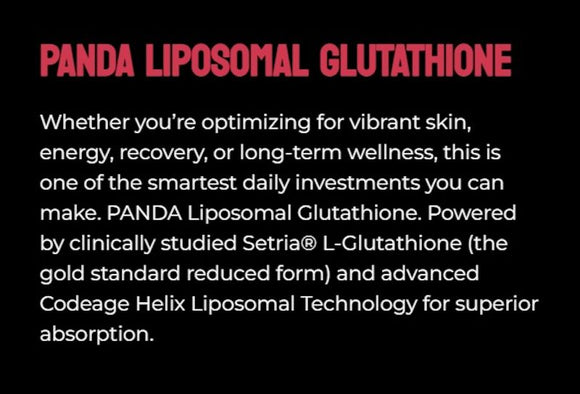 PANDA Supps Liposomal Glutathione (Setria L-Glutathione 500 mg)