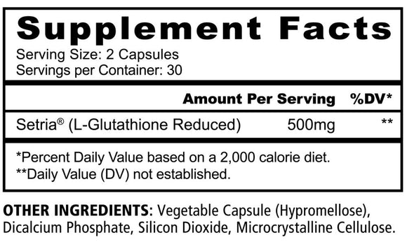 PANDA Supps Liposomal Glutathione (Setria L-Glutathione 500 mg)