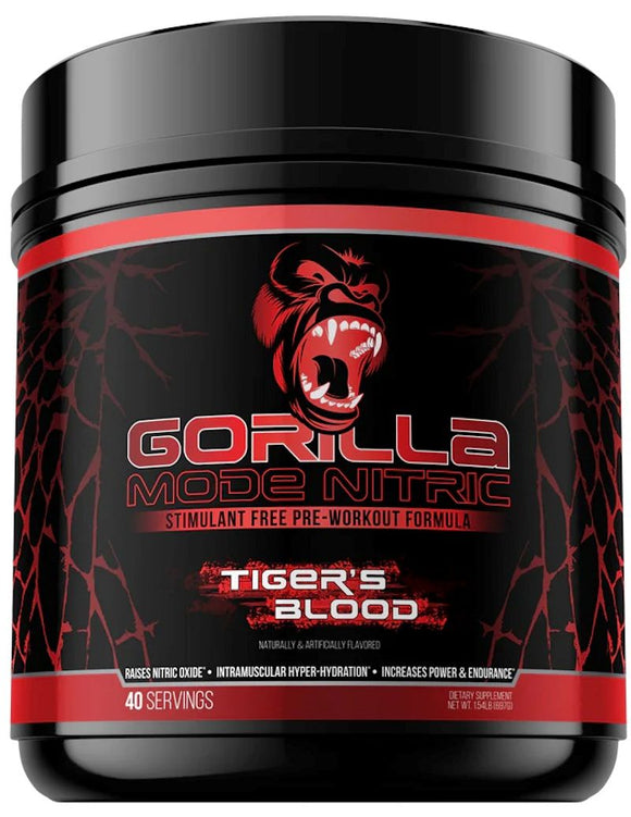 Gorilla Mind Gorilla Mode Nitric 40 Servings|Pre-Workout|Bodyandfitness.com