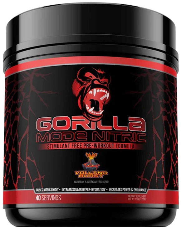 Gorilla Mind Gorilla Mode Nitric 40 Servings|Pre-Workout|Bodyandfitness.com