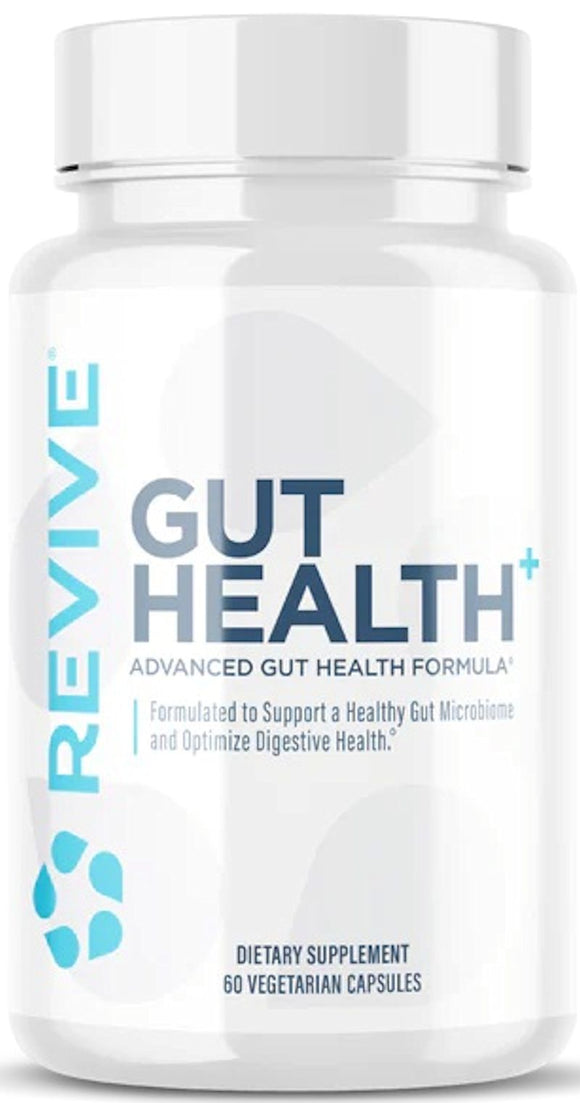 Revive Gut Health+ Daily GI Support Formula 60 Vegetarian Capsules|Digestion|Bodyandfitness.com