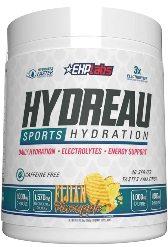 EHPLabs Hydreau Electrolytes Powder No Sugar - Hydration Powder for Endurance & Energy - Electrolyte|Pre Workout|Bodyandfitness.com