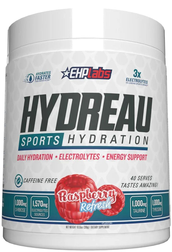 EHPLabs Hydreau Electrolytes Powder No Sugar - Hydration Powder for Endurance & Energy - Electrolyte|Pre Workout|Bodyandfitness.com