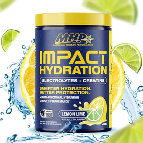 MHP Impact Hydration Electrolytes + Creatine Lemon Lime - 30 Servings