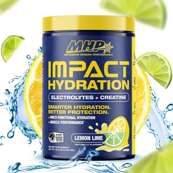 MHP Impact Hydration Electrolytes + Creatine Lemon Lime - 30 Servings