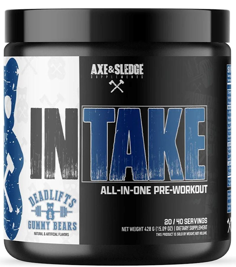 Axe & Sledge Intake All In One Pre-Workout 20/40 Servings|Pre Workout|Bodyandfitness.com