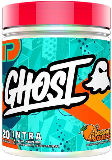 Ghost Intra EAA BCAA Hydration Orange Squeeze|Post Workout|Bodyandfitness.com