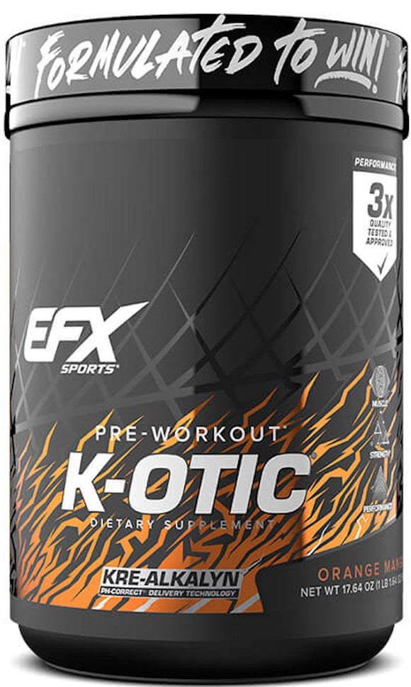 EFX Sports K-OTIC Pre-Workout|Pre Workout|Bodyandfitness.com