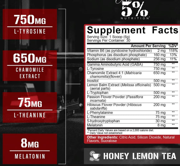 5% Nutrition Knocked Out Sleep Aid