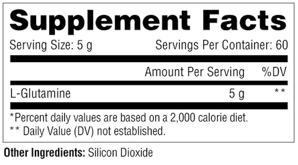 Metabolic Nutrition L-Glutamine  fact